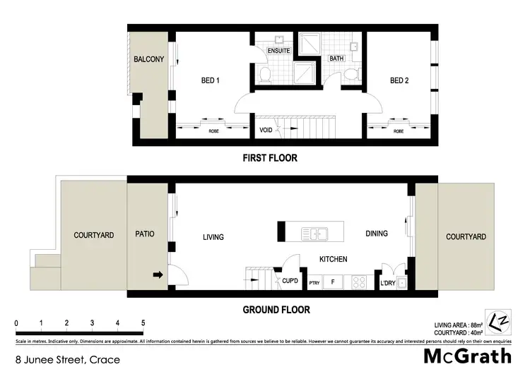 Floorplan of Homely house listing, 8 Junee Street, Crace ACT 2911