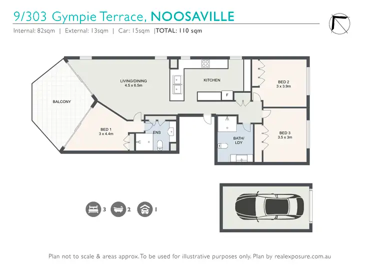 Floorplan of Homely apartment listing, 9/303 Gympie Terrace, Noosaville QLD 4566