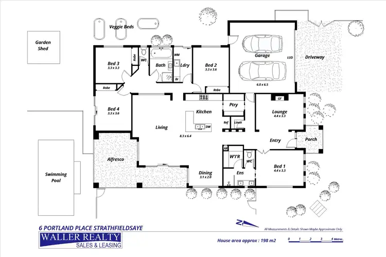 Floorplan of Homely house listing, 6 Portland Place, Strathfieldsaye VIC 3551