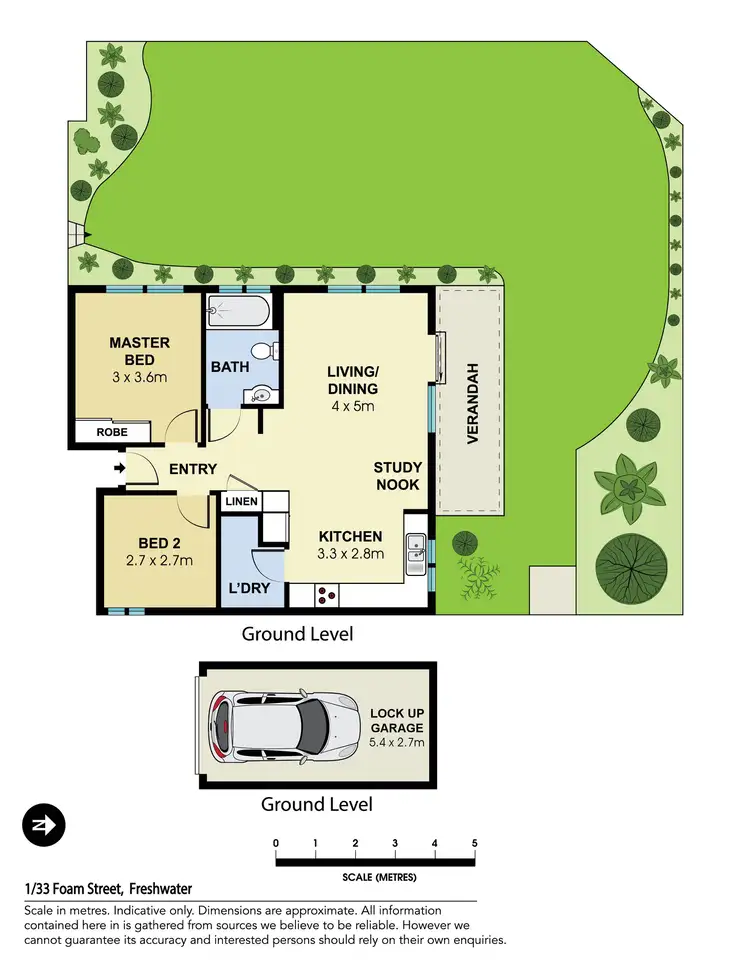Floorplan of Homely apartment listing, 1/33 Foam Street, Freshwater NSW 2096