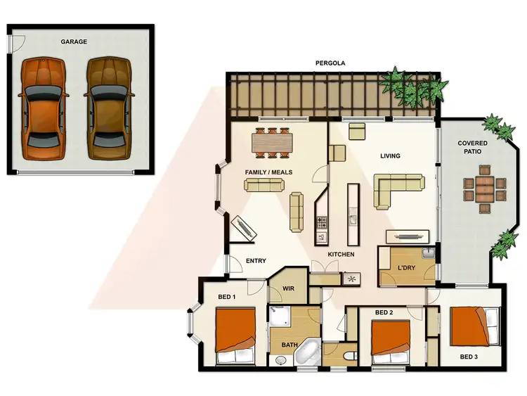 Floorplan of Homely house listing, 185 Waller Road, Regents Park QLD 4118