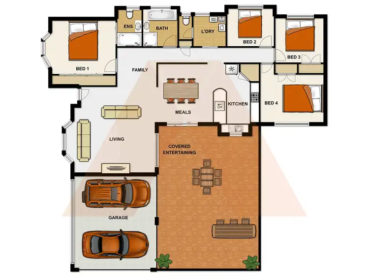 Floorplan of Homely house listing, 26 Redgum Drive, Regents Park QLD 4118