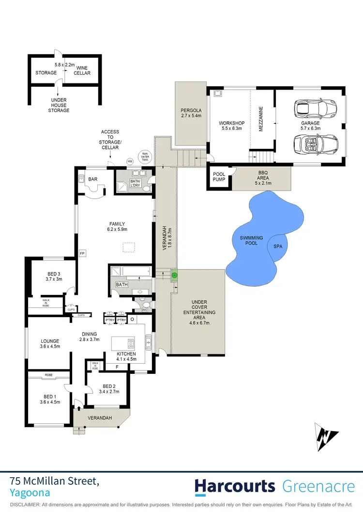 Floorplan of Homely house listing, 75 McMillan Street, Yagoona NSW 2199