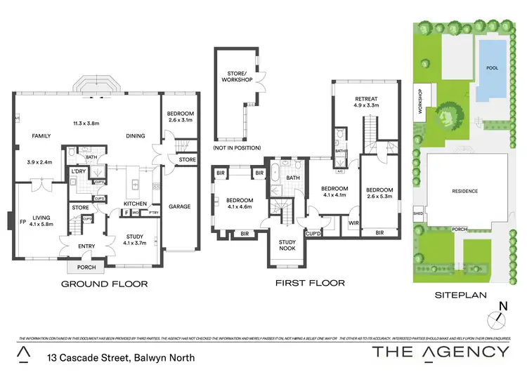 Floorplan of Homely house listing, 13 Cascade Street, Balwyn North VIC 3104