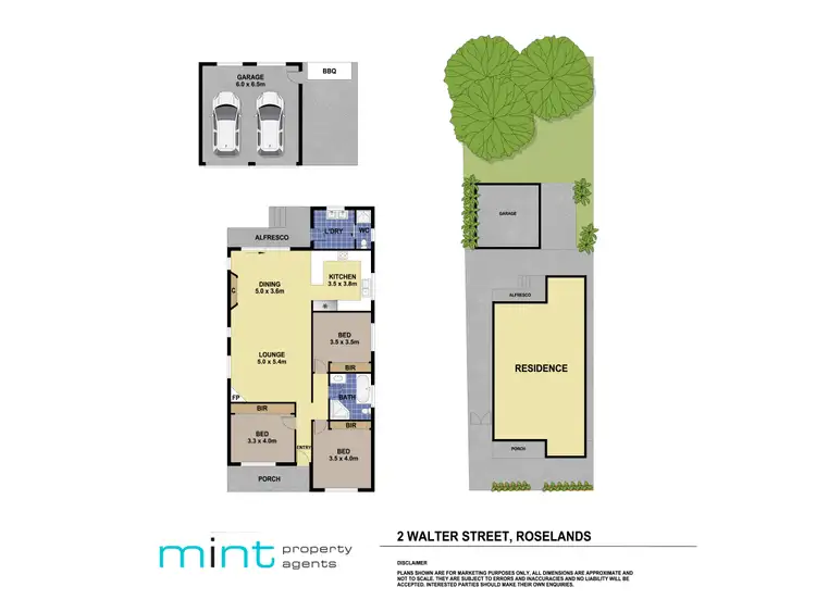 Floorplan of Homely house listing, 2 Walter Street, Roselands NSW 2196