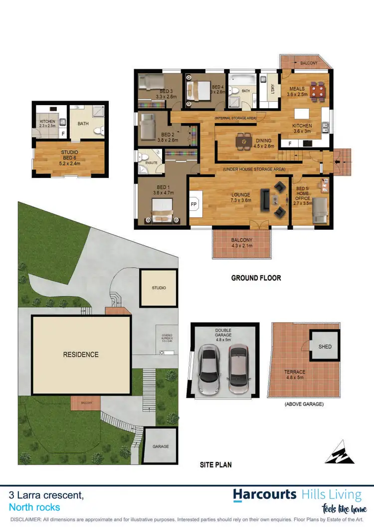 Floorplan of Homely house listing, 3 Larra Crescent, North Rocks NSW 2151