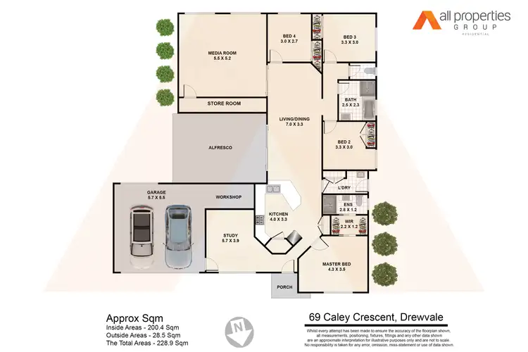 Floorplan of Homely house listing, 69 Caley Crescent, Drewvale QLD 4116