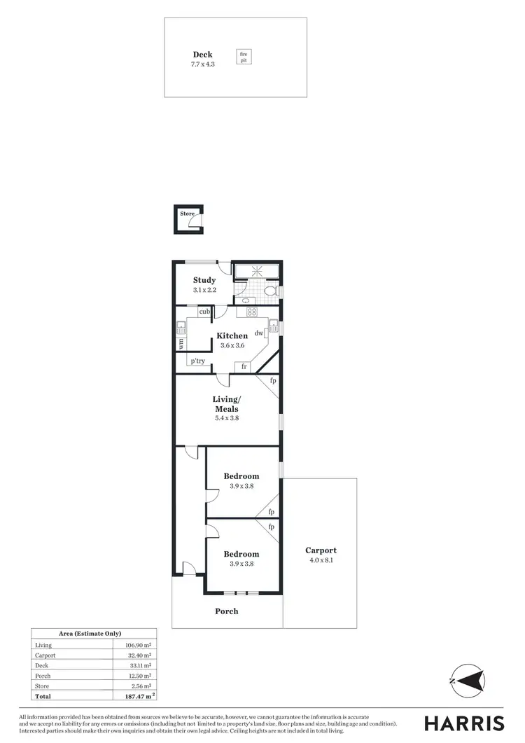 Floorplan of Homely house listing, 19 Oakington Street, Torrensville SA 5031