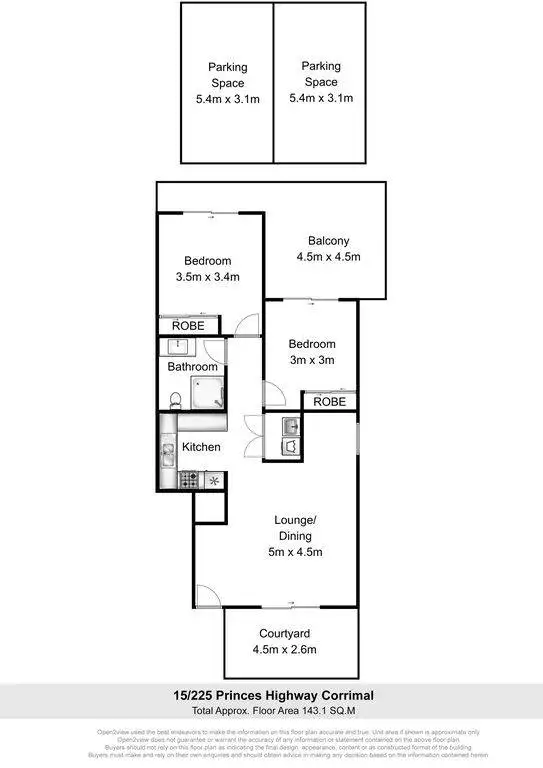 Floorplan of Homely apartment listing, 15/225 Princes Highway, Corrimal NSW 2518