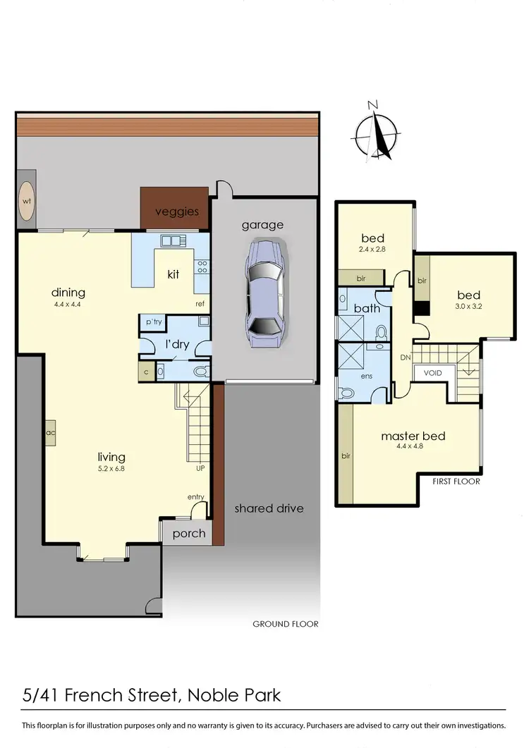 Floorplan of Homely unit listing, 5/41 French Street, Noble Park VIC 3174