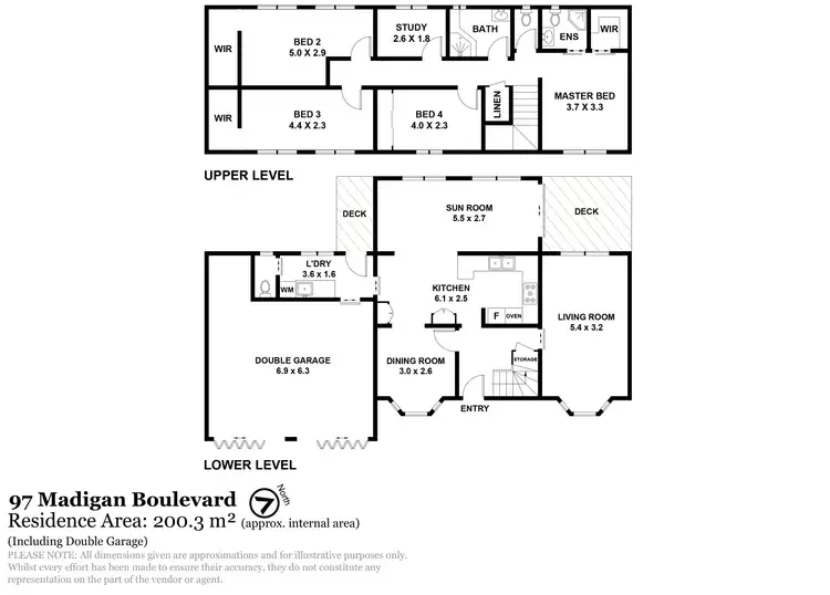 Floorplan of Homely house listing, 97 Madigan Boulevard, Mount Warrigal NSW 2528