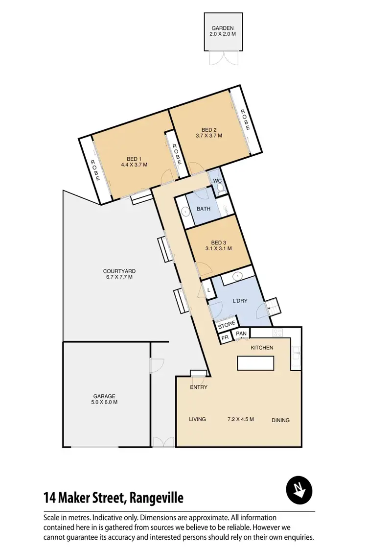 Floorplan of Homely house listing, 14 Maker Street, Rangeville QLD 4350