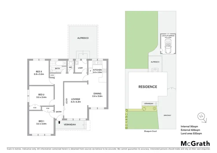 Floorplan of Homely house listing, 3 Bluegum Court, Corio VIC 3214
