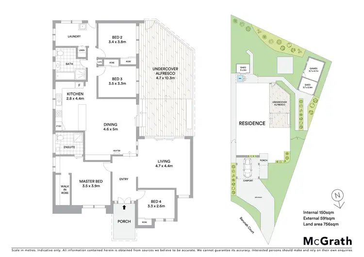 Floorplan of Homely house listing, 10 Barunah Court, Leopold VIC 3224