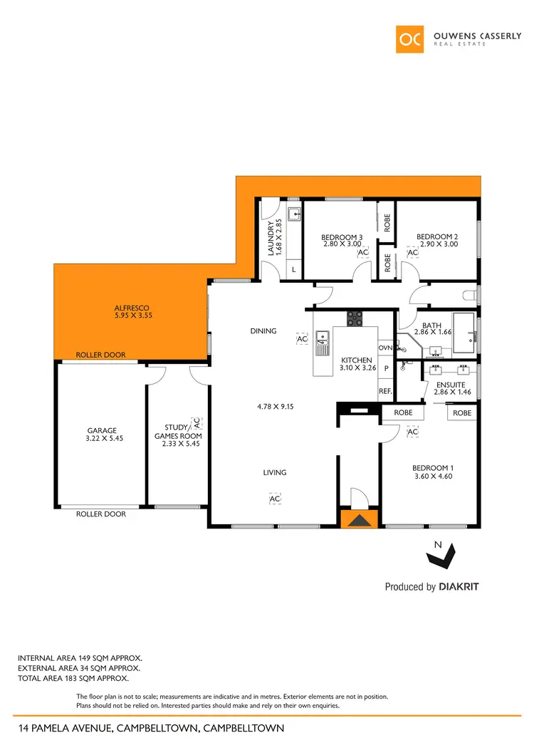 Floorplan of Homely house listing, 14 Pamela Avenue, Campbelltown SA 5074