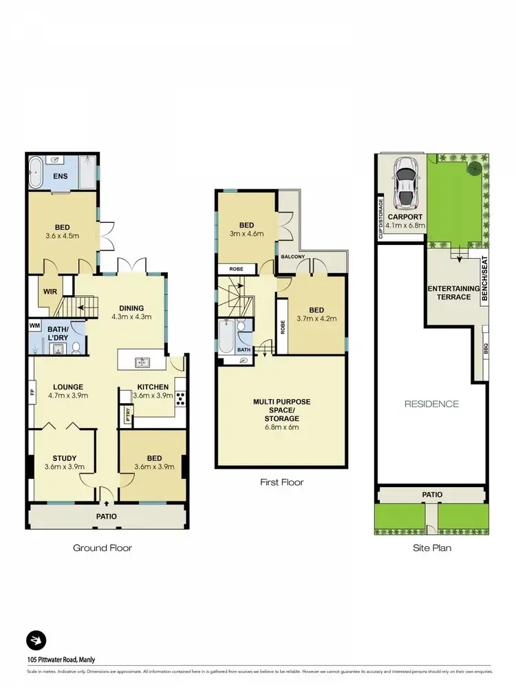 Floorplan of Homely house listing, 105 Pittwater Road, Manly NSW 2095