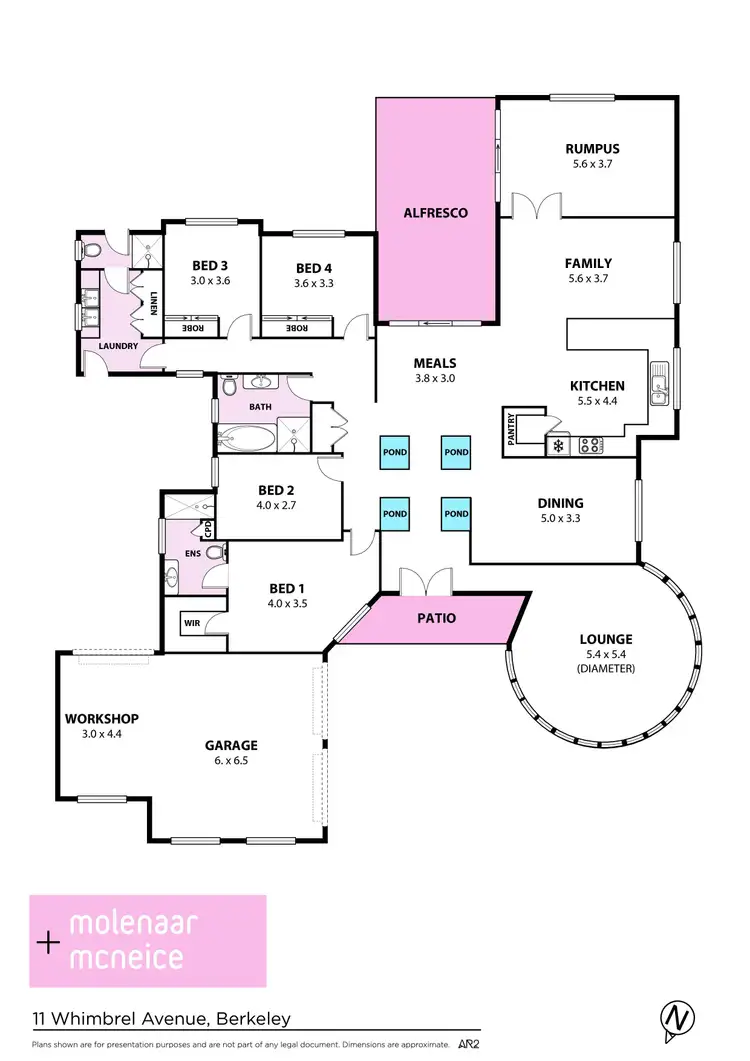 Floorplan of Homely house listing, 11 Whimbrel Avenue, Berkeley NSW 2506