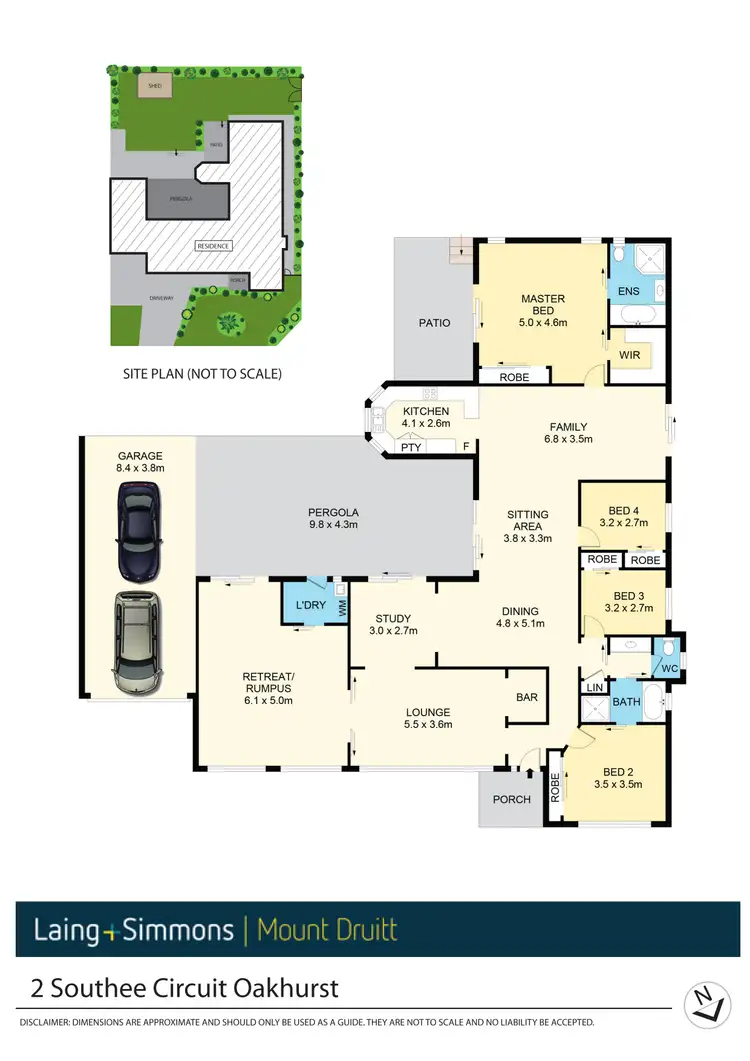 Floorplan of Homely house listing, 2 Southee Circuit, Oakhurst NSW 2761