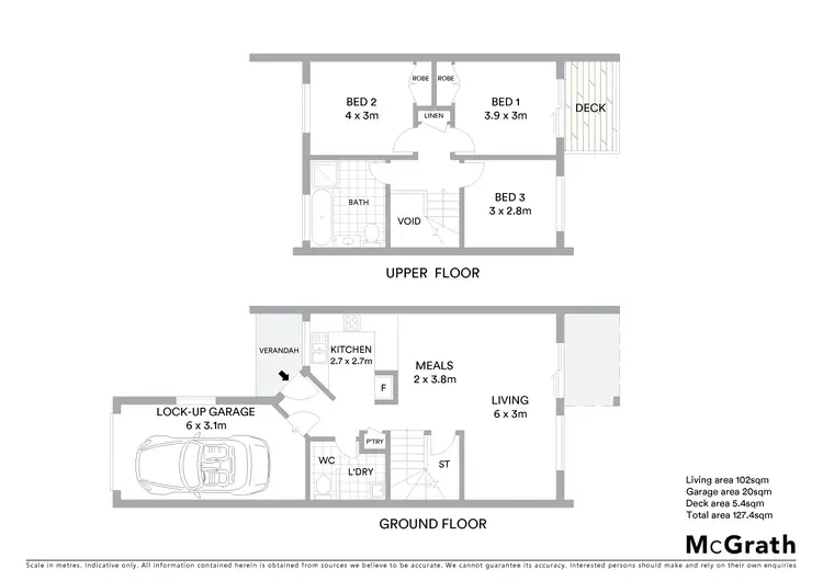 Floorplan of Homely townhouse listing, 106/36 Paul Coe Crescent, Ngunnawal ACT 2913