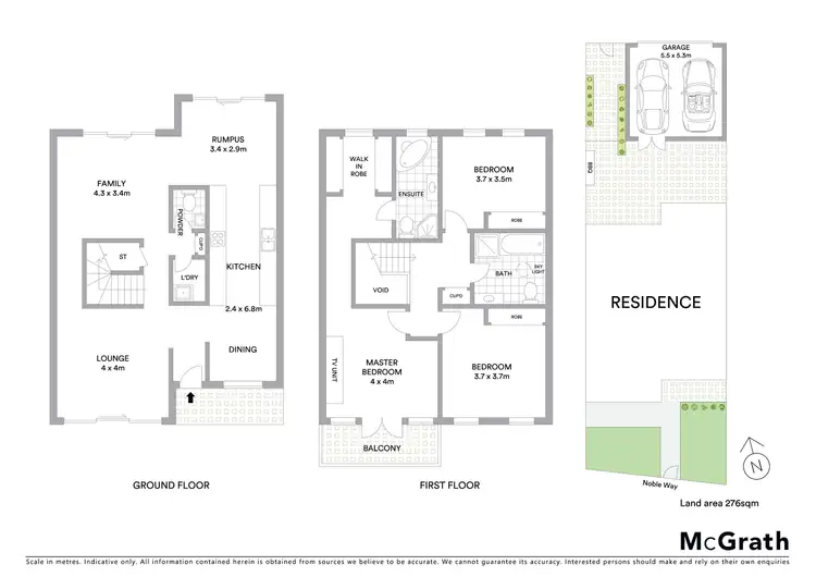 Floorplan of Homely house listing, 4 Noble Way, Rouse Hill NSW 2155