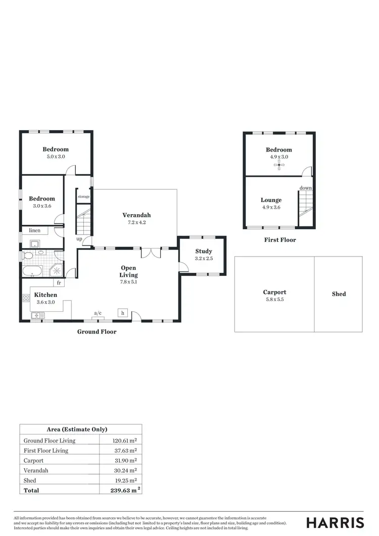 Floorplan of Homely house listing, 13 Braeside Road, Stirling SA 5152