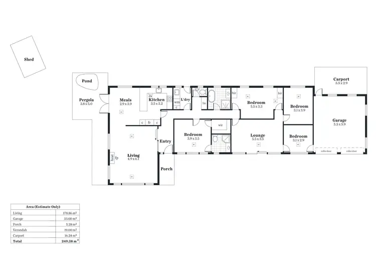 Floorplan of Homely house listing, 2 Springwood Lane, Aldgate SA 5154