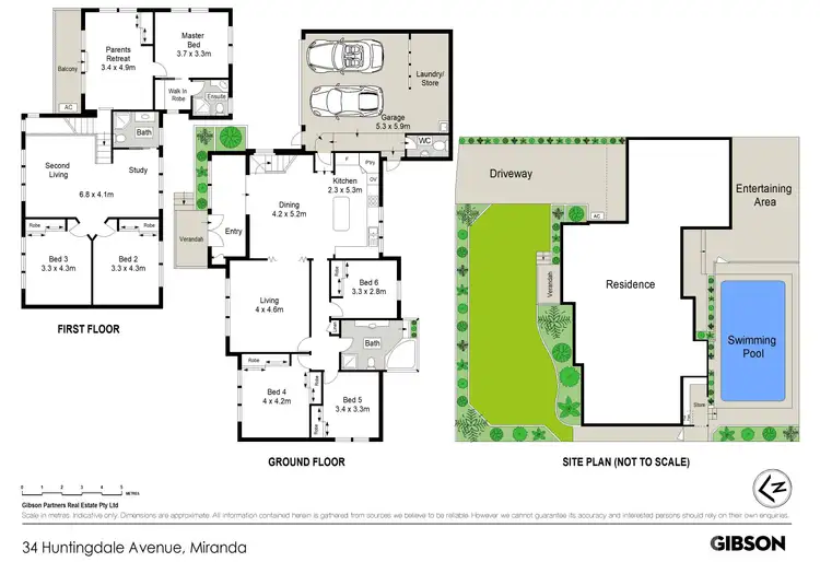 Floorplan of Homely house listing, 34 Huntingdale Avenue, Miranda NSW 2228