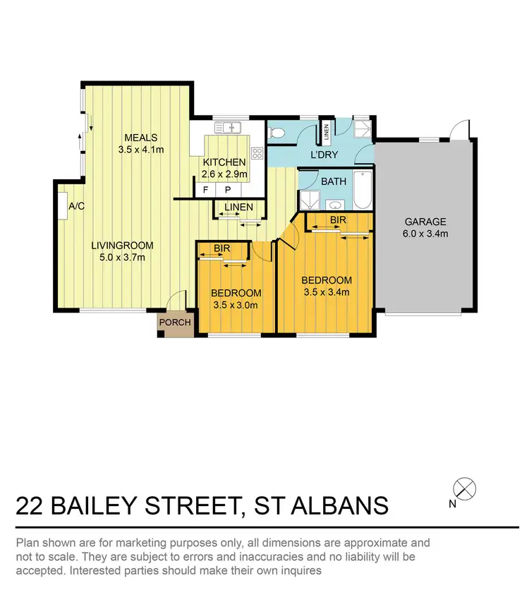 Floorplan of Homely house listing, 22 Bailey Street, St Albans VIC 3021