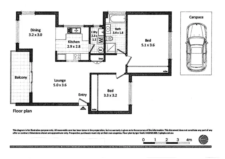 Floorplan of Homely apartment listing, 14/22-24 Dianella Street, Caringbah NSW 2229