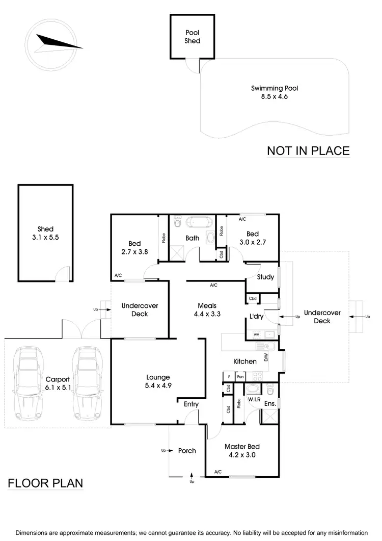 Floorplan of Homely house listing, 2 Karen Court, Wantirna VIC 3152
