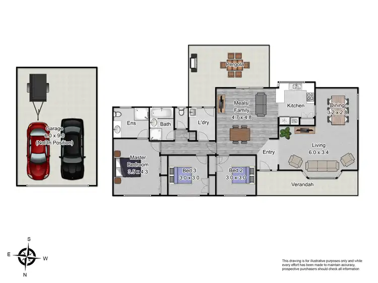 Floorplan of Homely house listing, 2 Jade Court, Hampton Park VIC 3976