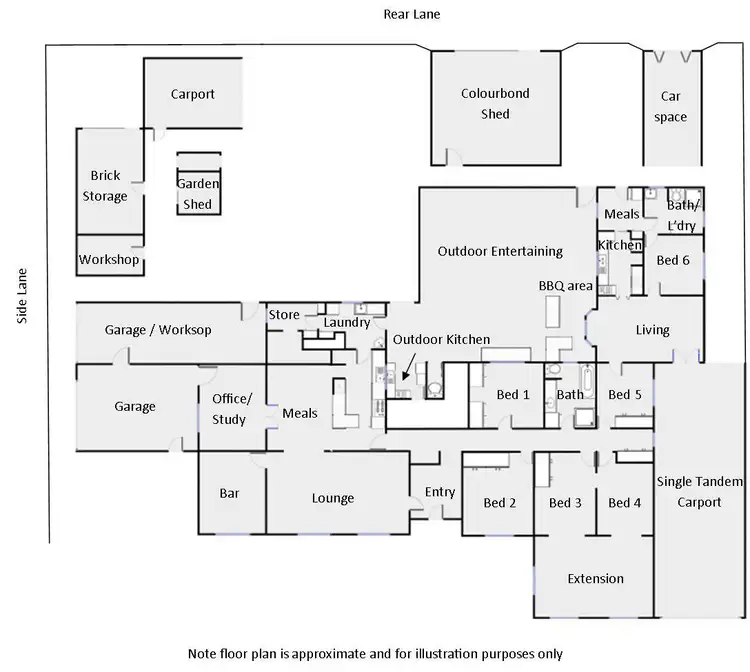 Floorplan of Homely house listing, 3 Snowy Avenue, Red Cliffs VIC 3496