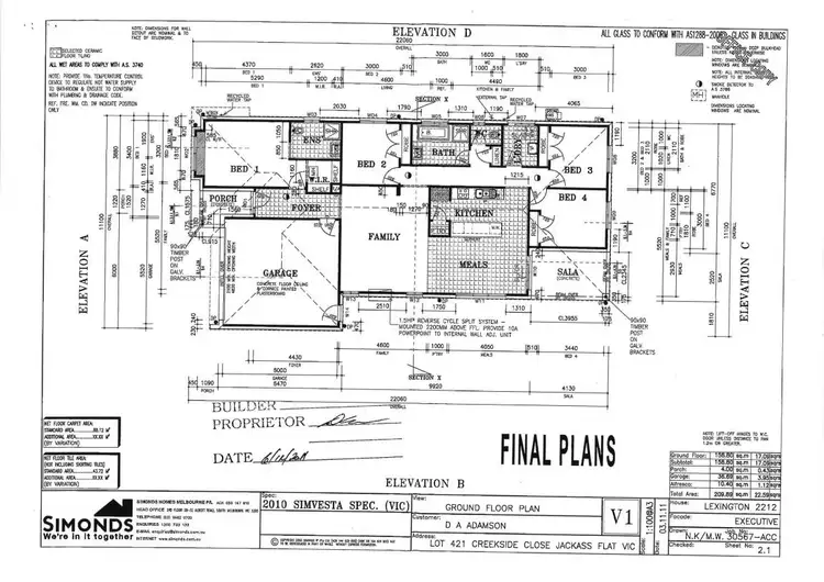 Floorplan of Homely house listing, 6 Creekside Close, Jackass Flat VIC 3556