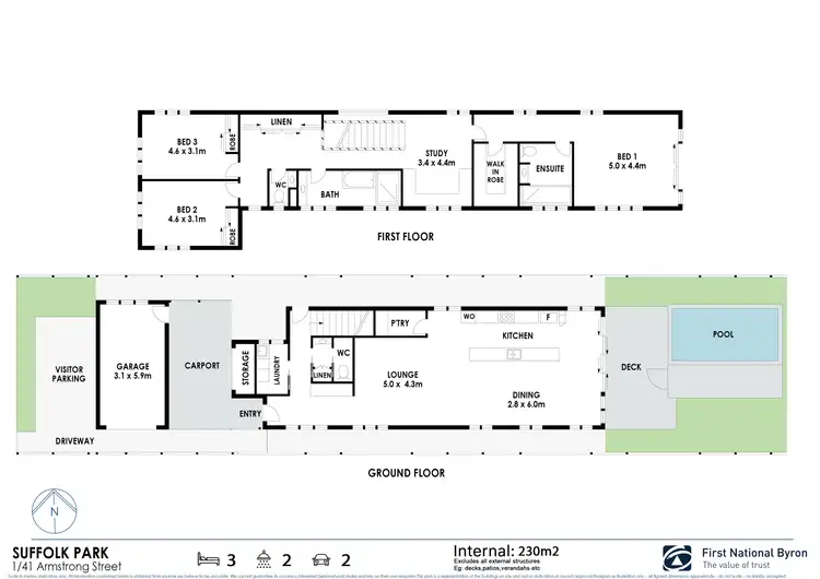 Floorplan of Homely house listing, 1/41 Armstrong Street, Suffolk Park NSW 2481