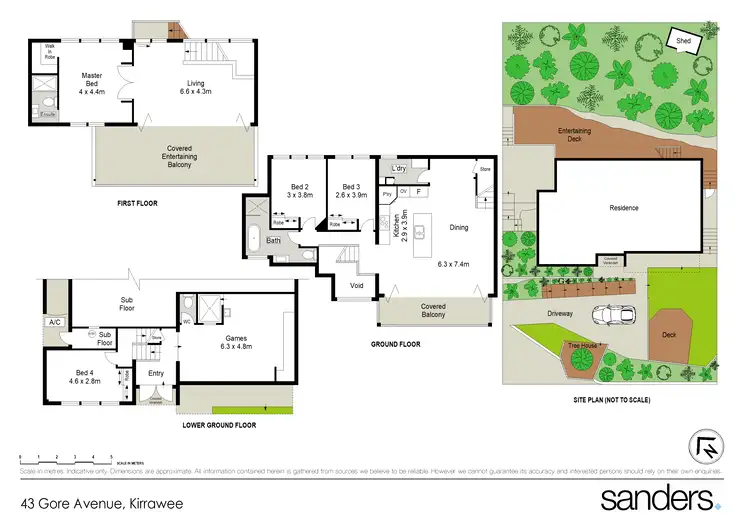 Floorplan of Homely house listing, 43 Gore Avenue, Kirrawee NSW 2232