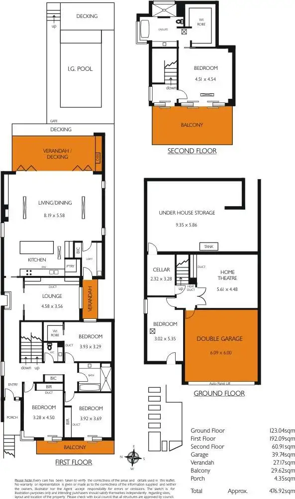 Floorplan of Homely house listing, 6 Boucaut Street, Glen Osmond SA 5064
