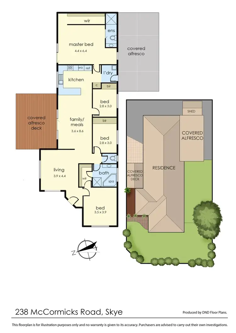 Floorplan of Homely house listing, 238 Mccormicks Road, Skye VIC 3977