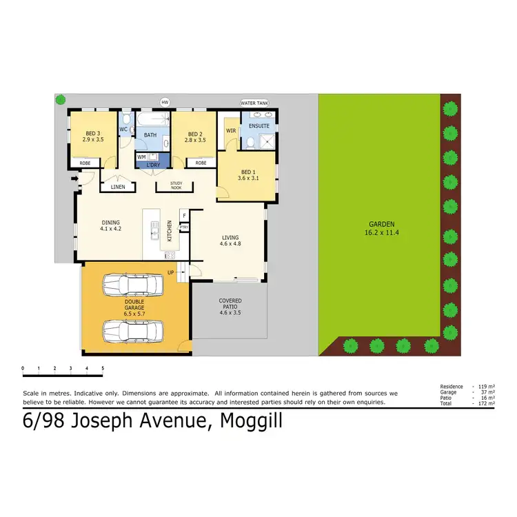 Floorplan of Homely townhouse listing, 6/98 Joseph Avenue, Moggill QLD 4070