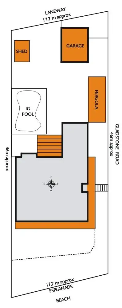 Floorplan of Homely house listing, 87 Esplanade, North Brighton SA 5048