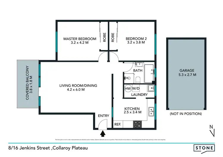 Floorplan of Homely unit listing, 8/16 Jenkins Street, Collaroy NSW 2097