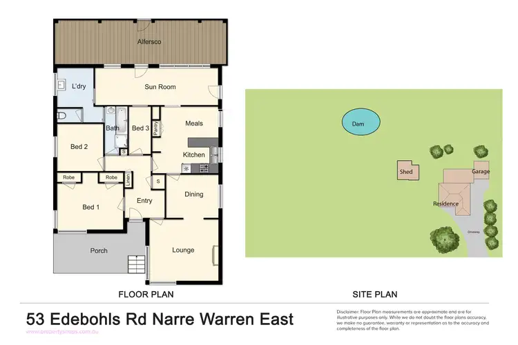 Floorplan of Homely rural property listing, 53 Edebohls Road, Narre Warren East VIC 3804