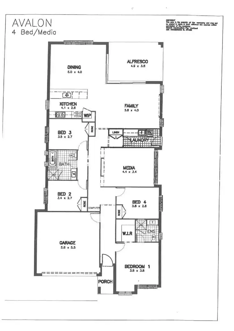 Floorplan of Homely house listing, 18 Scout Street, Denham Court NSW 2565