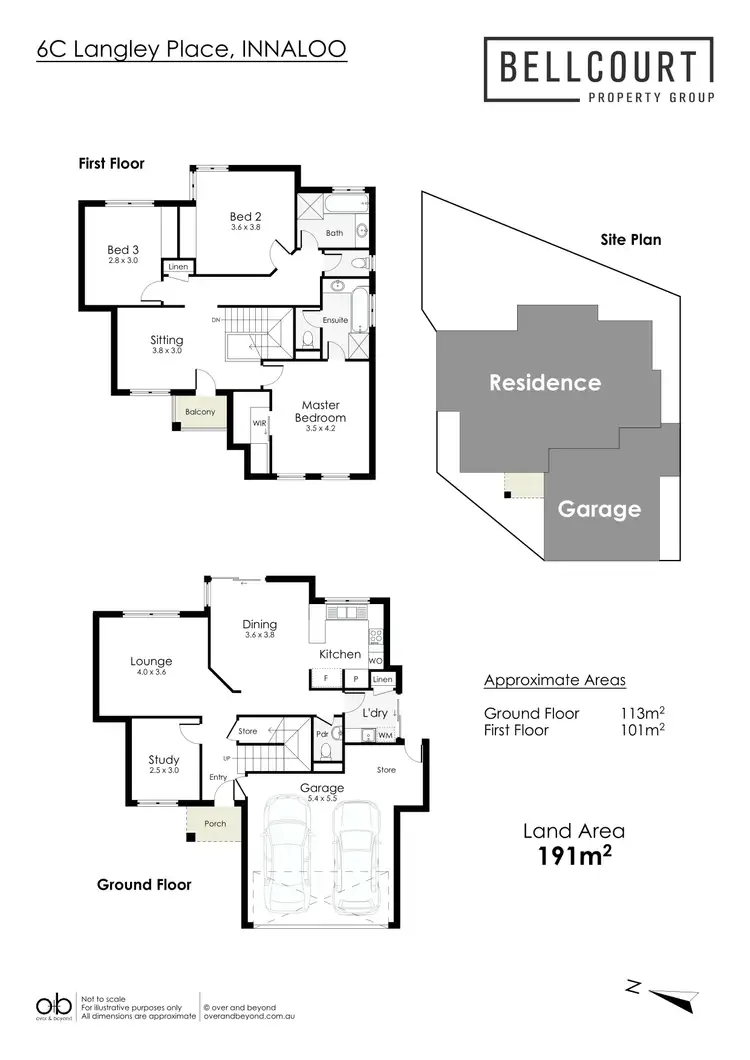 Floorplan of Homely house listing, 6C Langley Place, Innaloo WA 6018