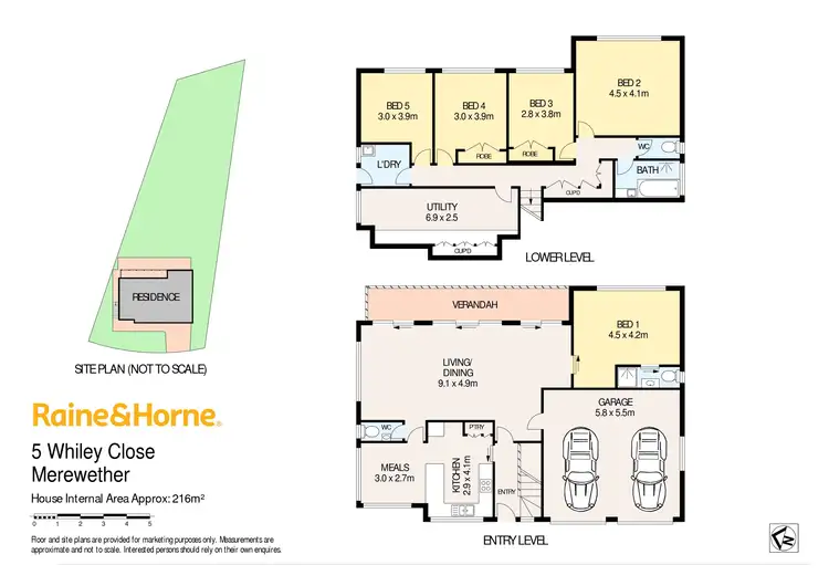 Floorplan of Homely house listing, 5 Whiley Close, Merewether NSW 2291