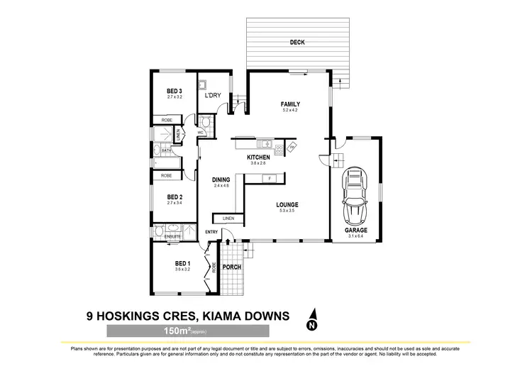 Floorplan of Homely house listing, 9 Hoskings Crescent, Kiama Downs NSW 2533