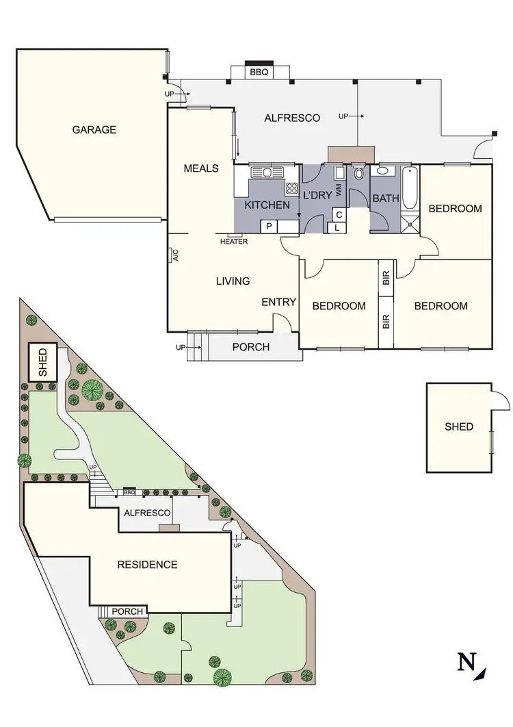 Floorplan of Homely house listing, 5 Brooks Crescent, Diamond Creek VIC 3089