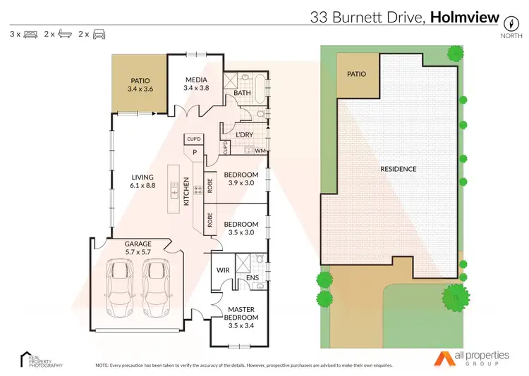 Floorplan of Homely house listing, 33 Burnett Drive, Holmview QLD 4207