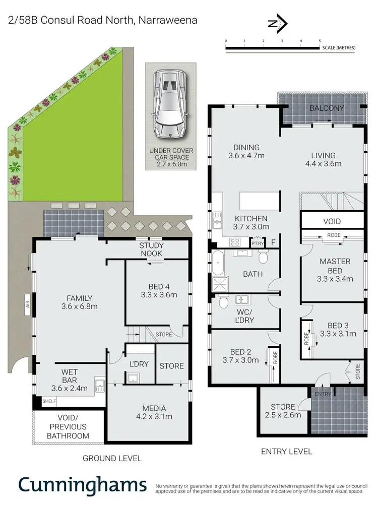 Floorplan of Homely townhouse listing, 2/58b Consul Road North Road, Narraweena NSW 2099