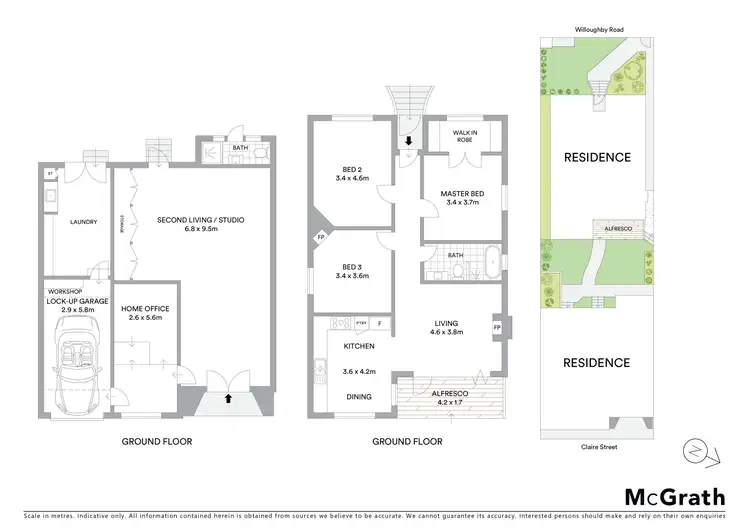 Floorplan of Homely house listing, 301 Claire Street, Naremburn NSW 2065