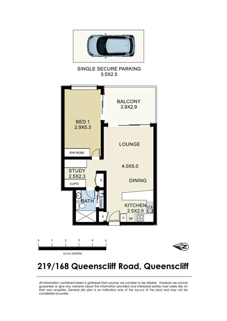 Floorplan of Homely apartment listing, 219/168 Queenscliff Road, Queenscliff NSW 2096